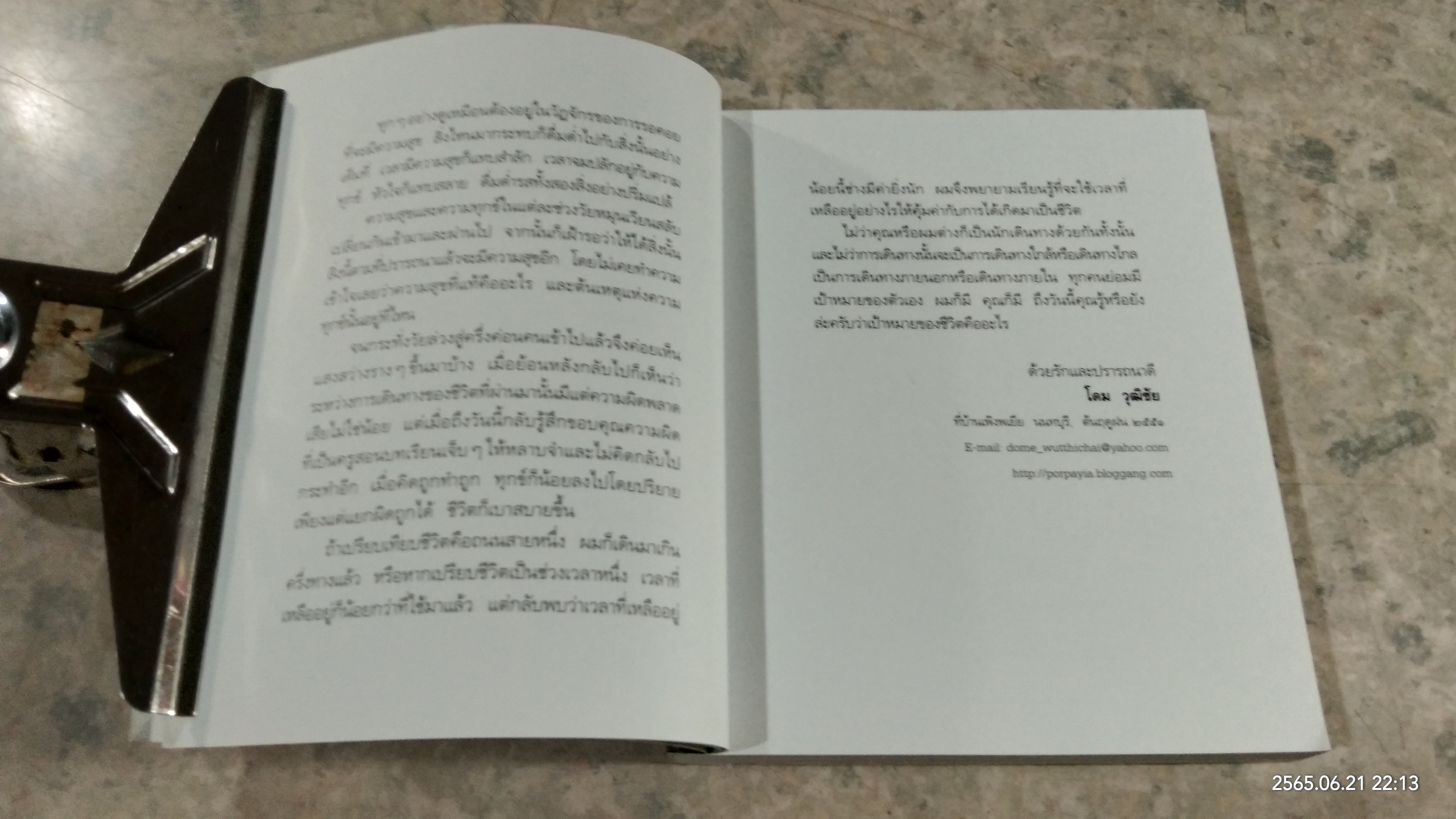 เดินทางข้างใน / โดม วุฒิชัย