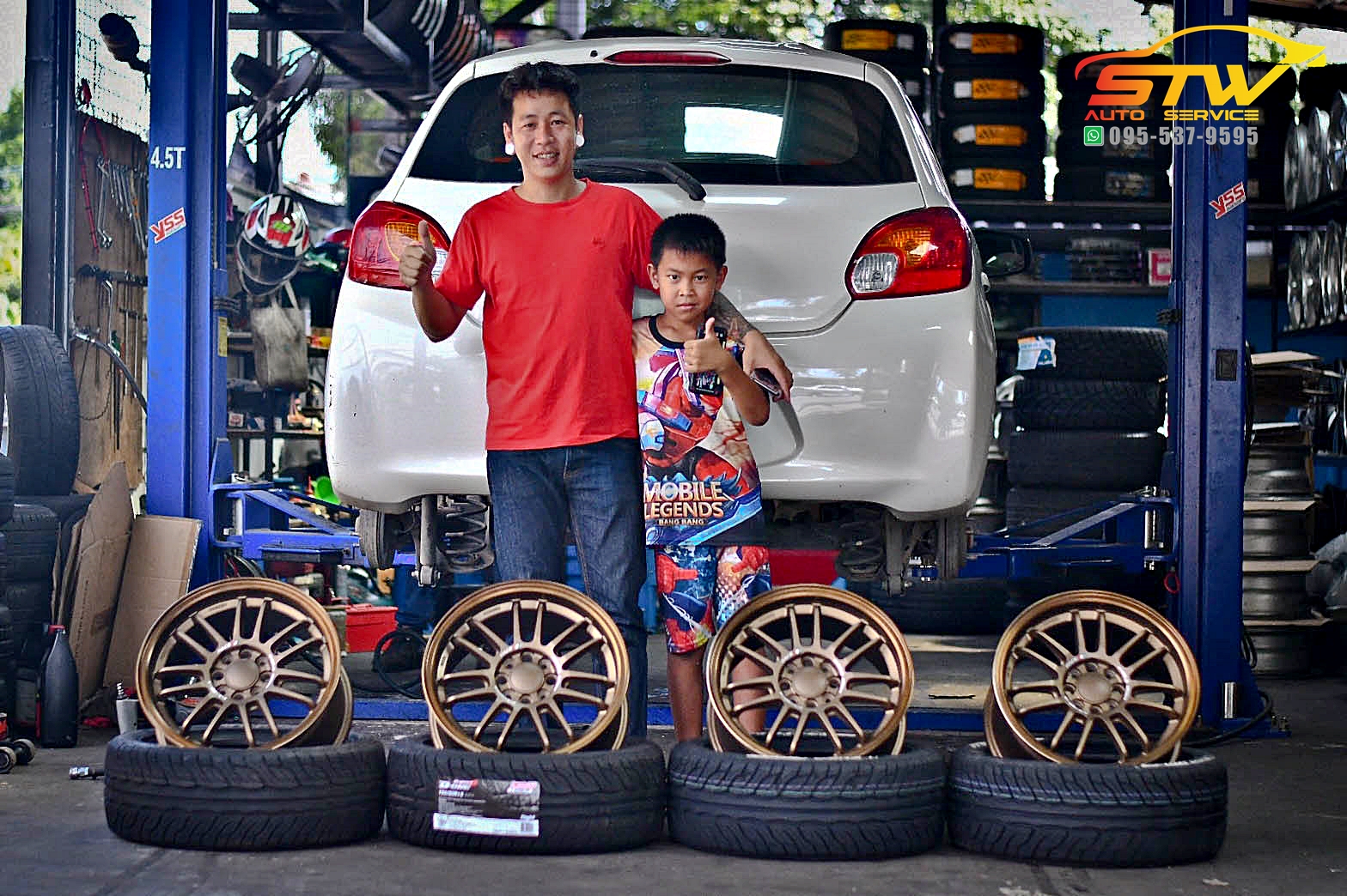ล้อแม็กซ์ RE30 ขอบ15นิ้ว+LENSO TIRES D-ONE 195/50R15 82V