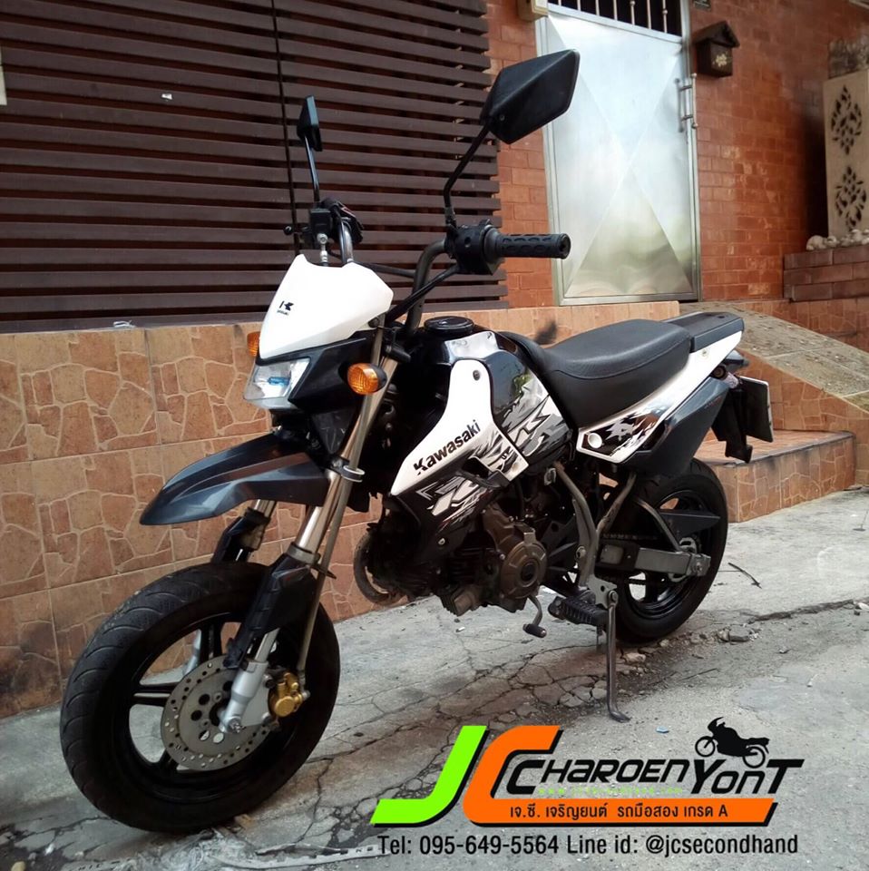 รถโดนใจวัยรุ่นเข้ามาใหม่อีกคัน KAWASAKI KSR ปี56 (สตาร์ทมือ) เครื่องดีเดิมจัดสตาร์ทติดง่าย