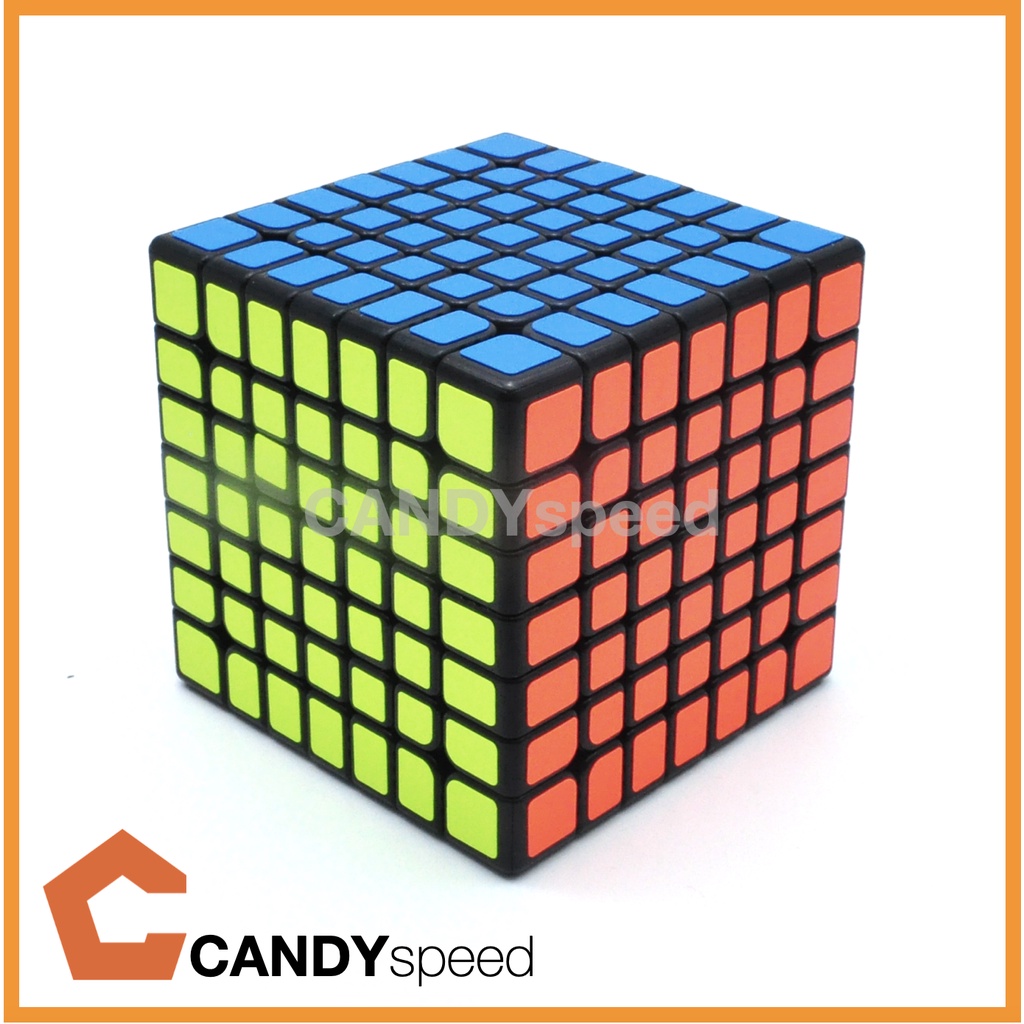 รูบิค 7x7 Rubik YJ YuFu V2 M 7x7 Black มีแม่เหล็ก | By CANDYspeed