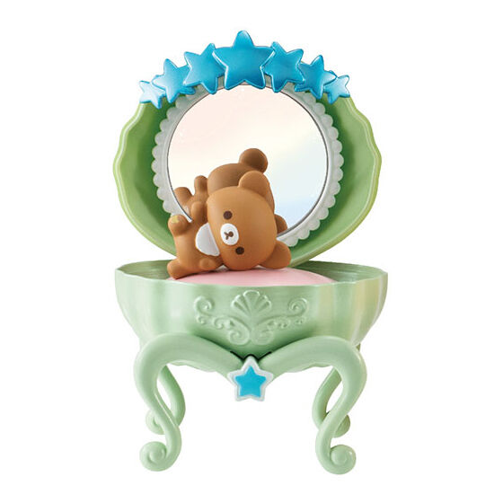 Rilakkuma Shell Dresser เป็นโมเดลแบบโต๊ะเครื่องแป้ง น่ารักมาก ขนาดประมาณ 11 ซม. มี 4 แบบให้เลือก