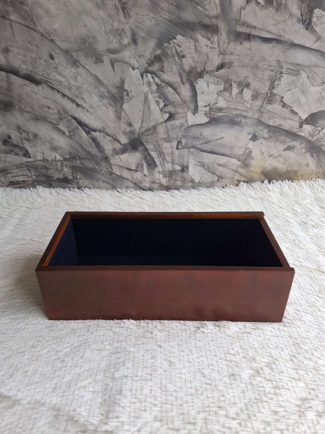 กล่องไม้สนฝาสไลด์อะคริลิค