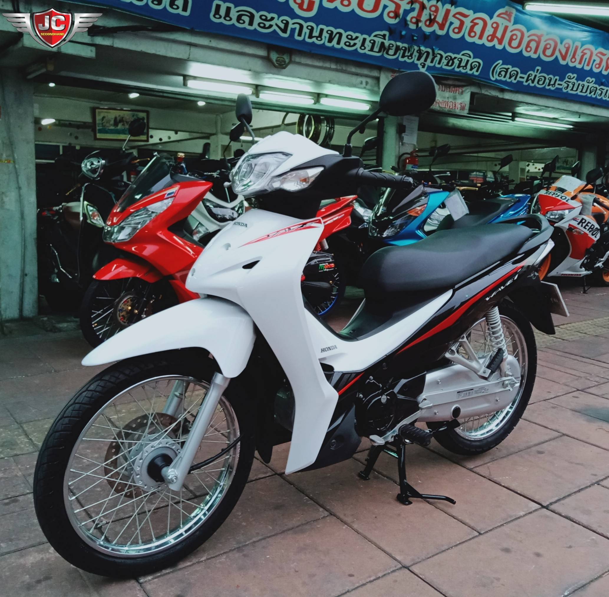ตัวใหม่ล่าสุดมาแล้วจ้า All New WAVE110i สตาร์ทมือ รถอายุหลักเดือน สภาพสวยเดิมจัดๆ เครื่องเป๊ะสีปัง ไม่ต้องสืบ