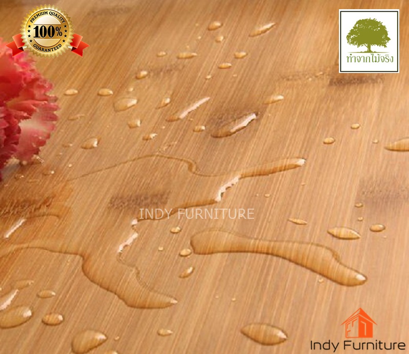 ถาดไม้ไผ่กลม รุ่น Bamboo ขนาด 25x25x4.5 cm. สีธรรมชาติ