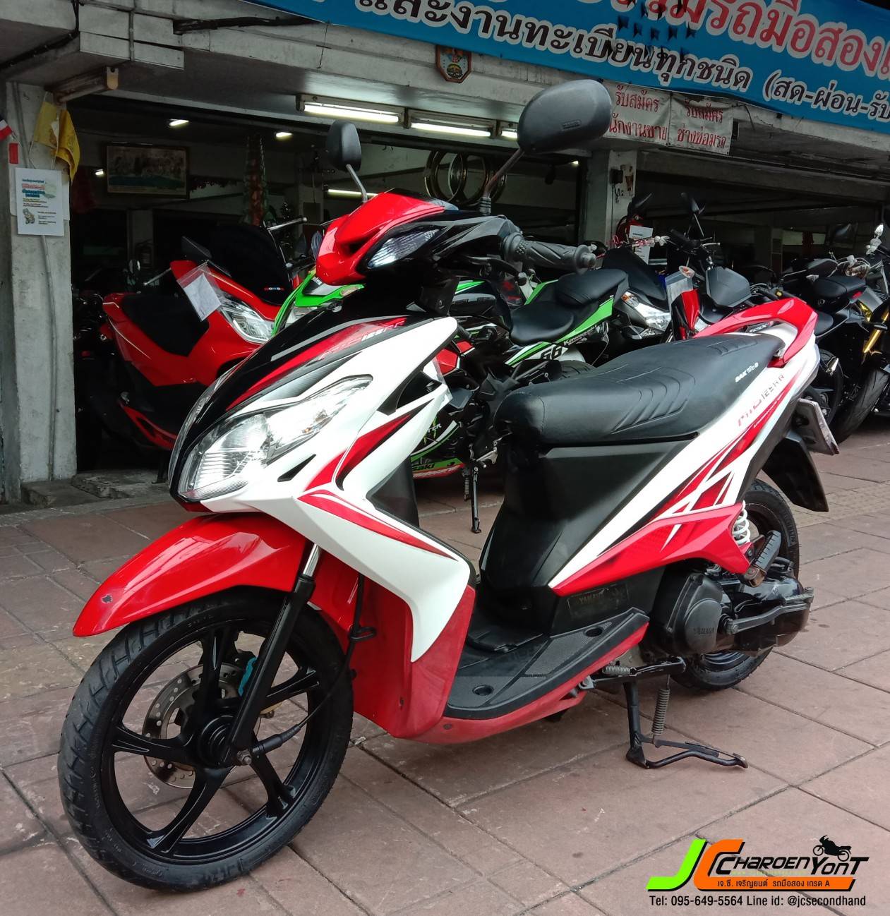 "รถบ้านแท้มือเดียวอีกแล้ว" Yamaha Mio125RR จดทะเบียนกลางปี53 รถดีสภาพเดิมเครื่องเงียบ ขี่นิ่มวิ่งดี ศูนย์ตรง สตาร์ทติดง่าย ชุดสีสวยแท้ทั้งคัน
