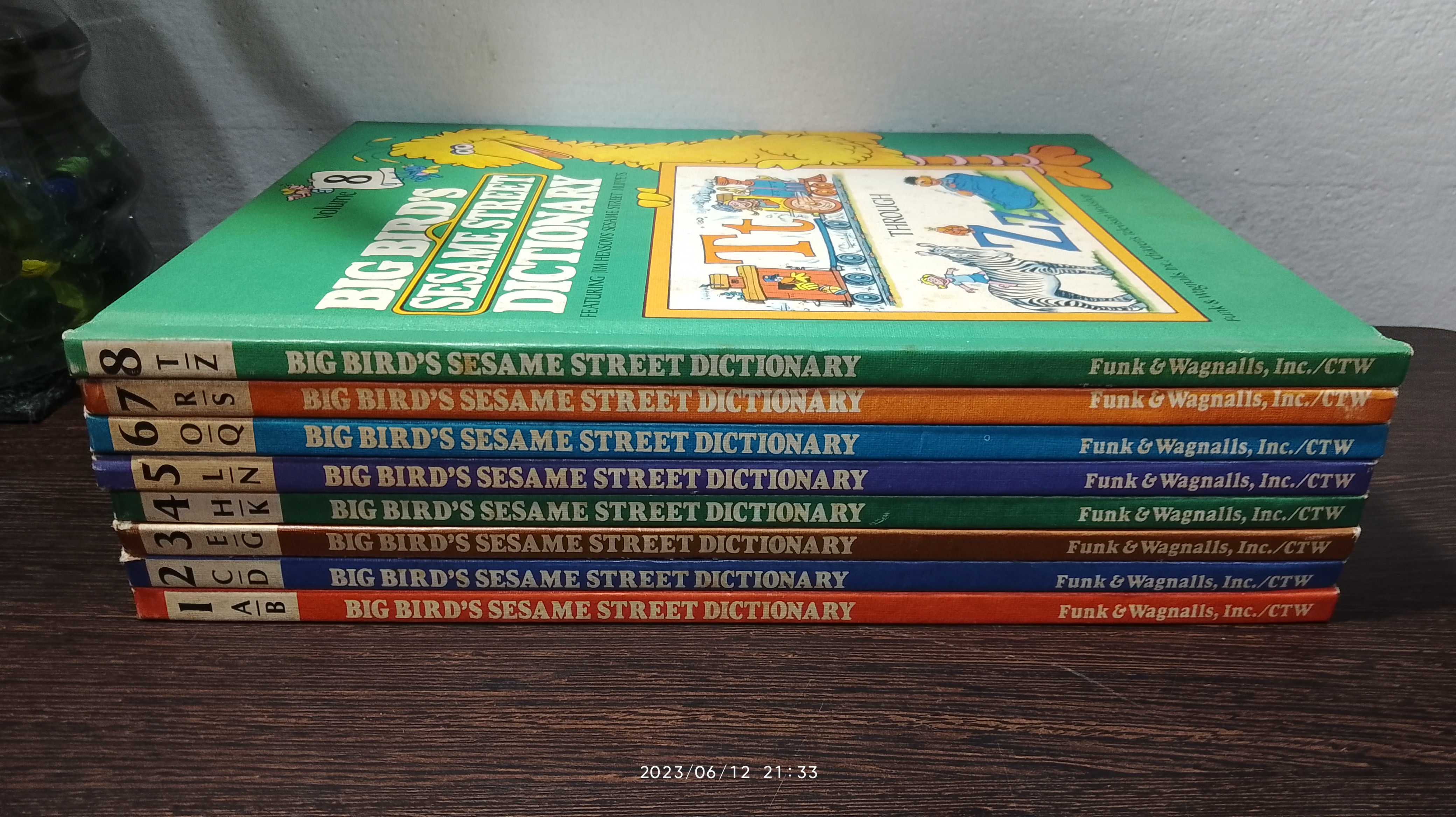 BIG BIRD'S SESAME STREET DICTIONARY (ครบชุด 8 เล่ม)