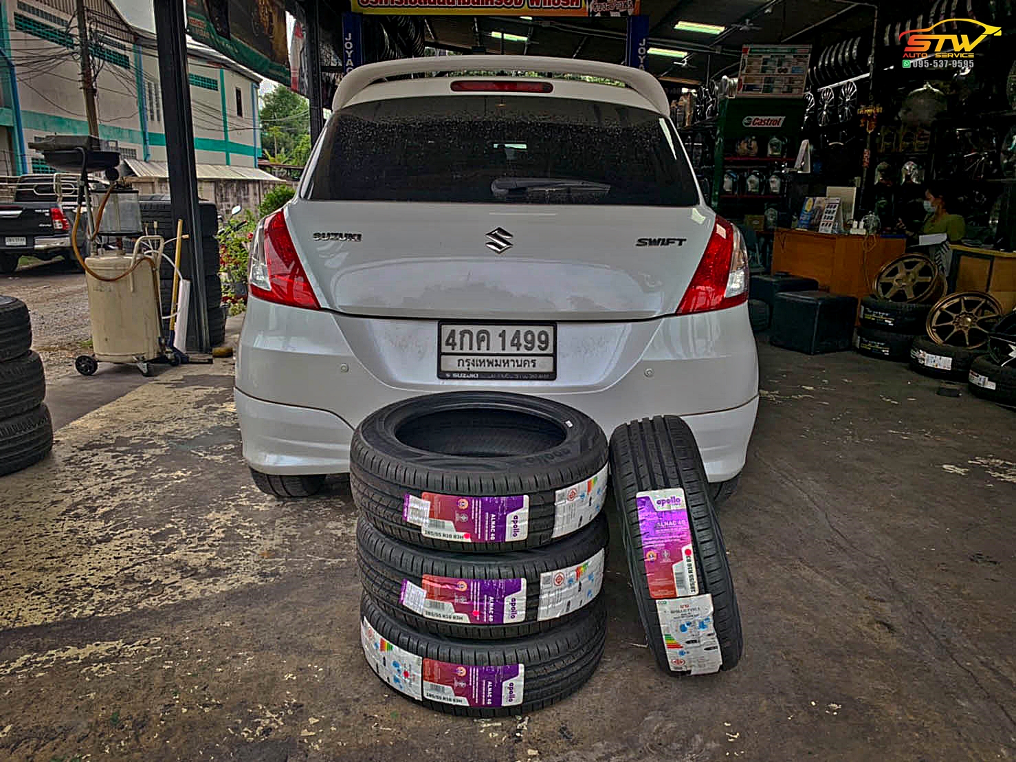 ยางใหม่ APOLLO Alnac 4G 185/55R16 83H