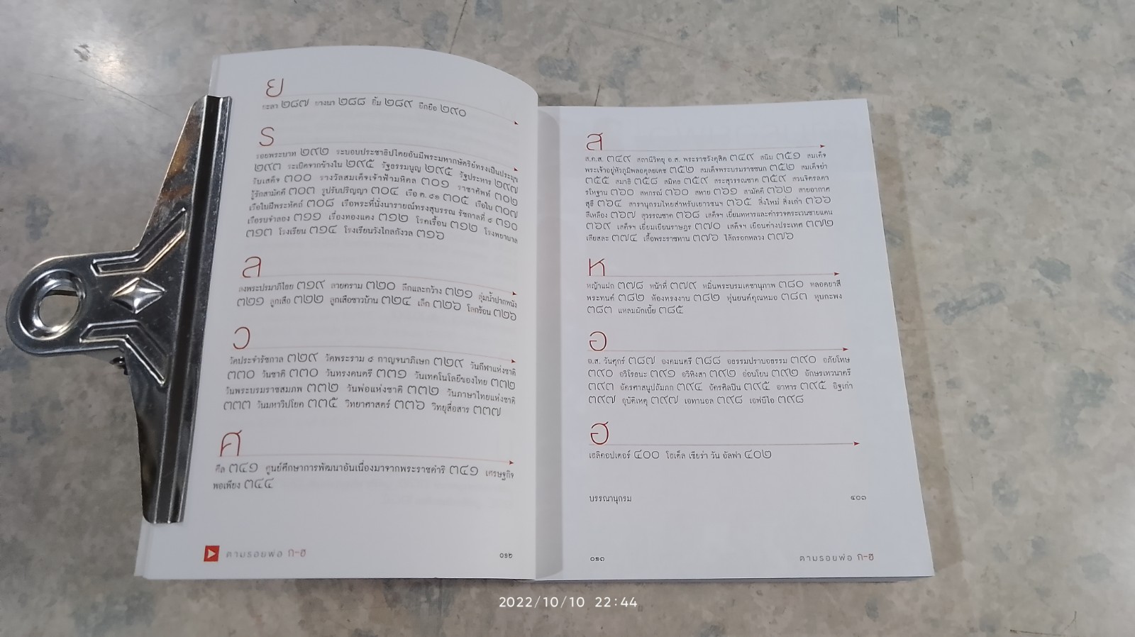 ตามรอยพ่อ ก-ฮ / สารคดี