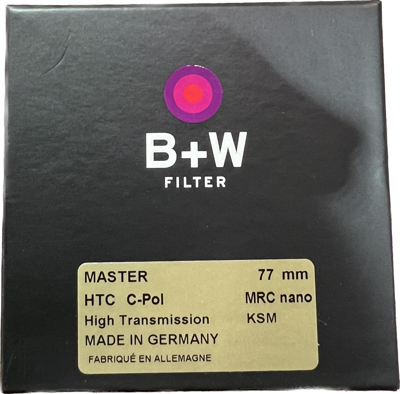 FILTER B+W MASTER C-PL HTC KSM 77mm ของแท้ 100% ส่งฟรี