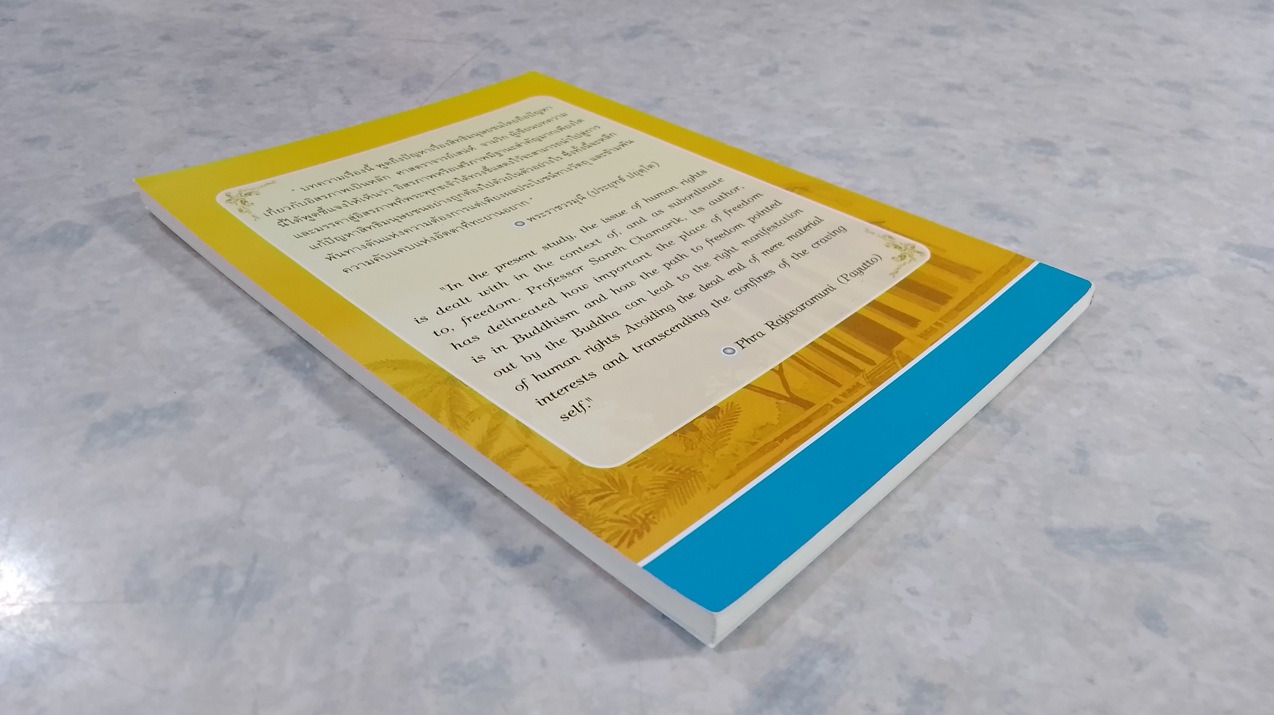 พุทธศาสนากับสิทธิมนุษยชน / ศาสตราจารย์เสน่ห์ จามริก