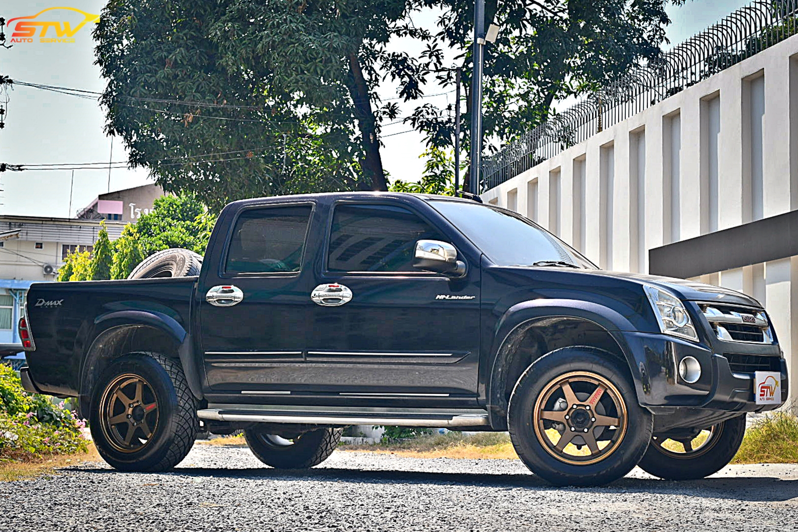 ล้อซิ่ง TE37 M-1/2 ขอบ18นิ้ว ยาง RAIDEN VIPER RD09 265/60R18 110H ติดตั้งใส่ ISUZU HI-LANDER