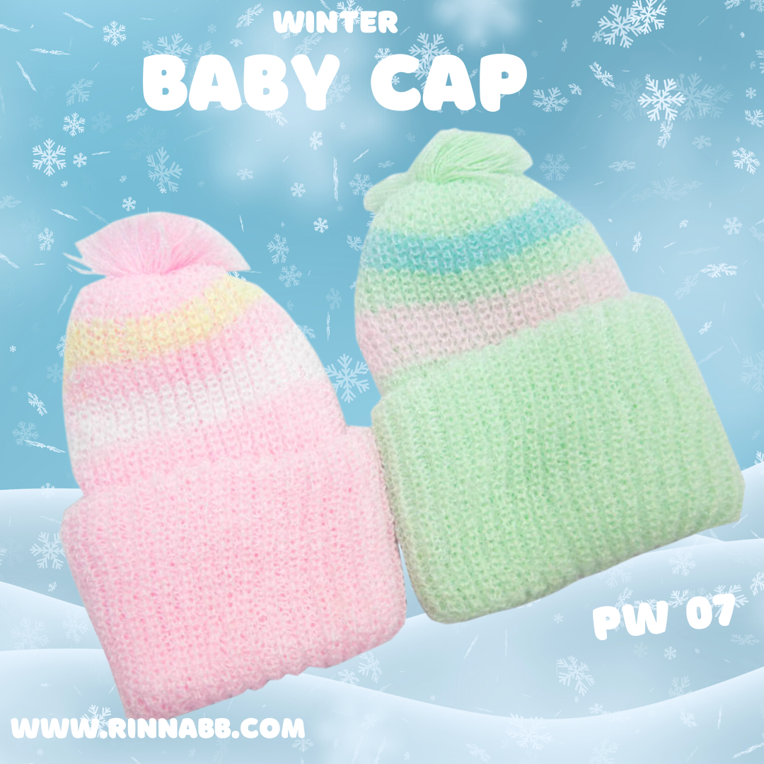 PW 07 หมวกจุกไหมพรม Knitting Cap