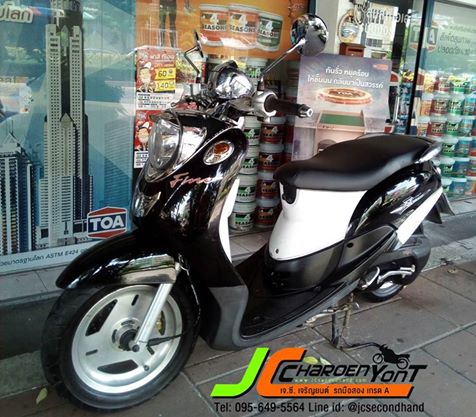 YAMAHA FINO Classic จดทะเบียนกลางปี 50 เกย์เดี่ยว "หัวเงา-โลโก้นูน" เครื่องเงียบๆไม่มีควัน ขับขี่ดี ไม่มีสะดุด