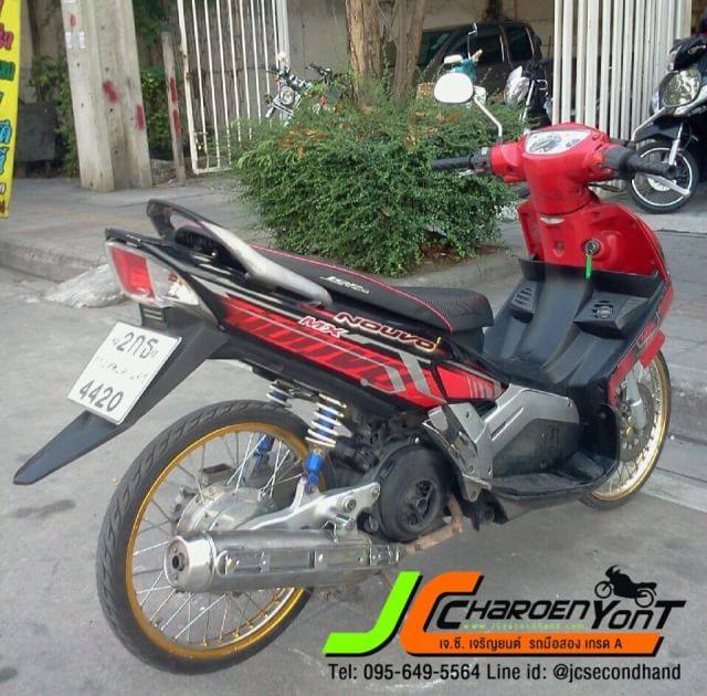 Yamaha Nouvo Mx รถปี 48 รถสภาพปกติ สีสดเดิม มีร่องรอยตามการใช้งาน ครับ เครื่องเดิมดี สตาร์ทติดง่าย