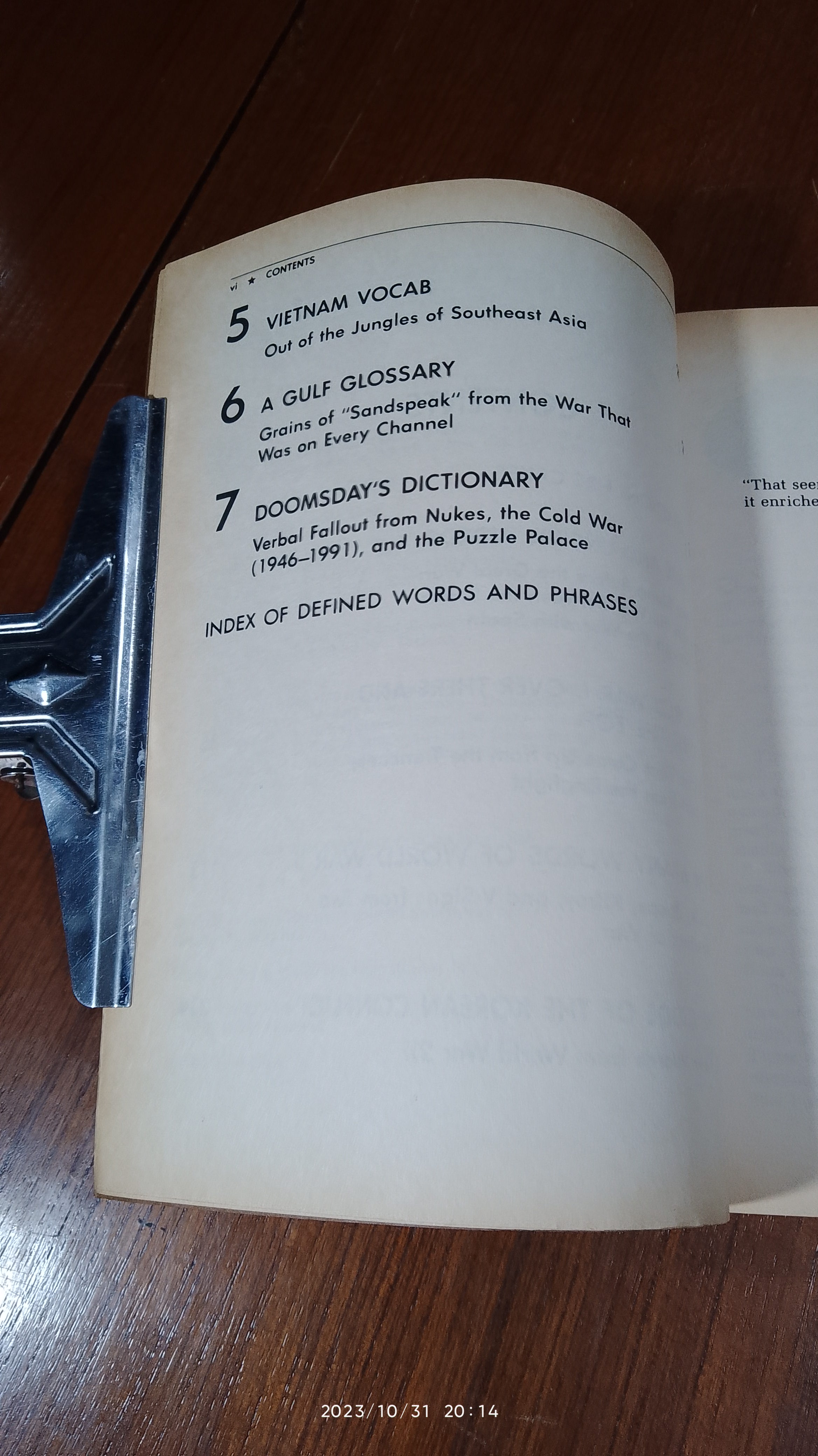 WAR SLANG / PAUL DICKSON