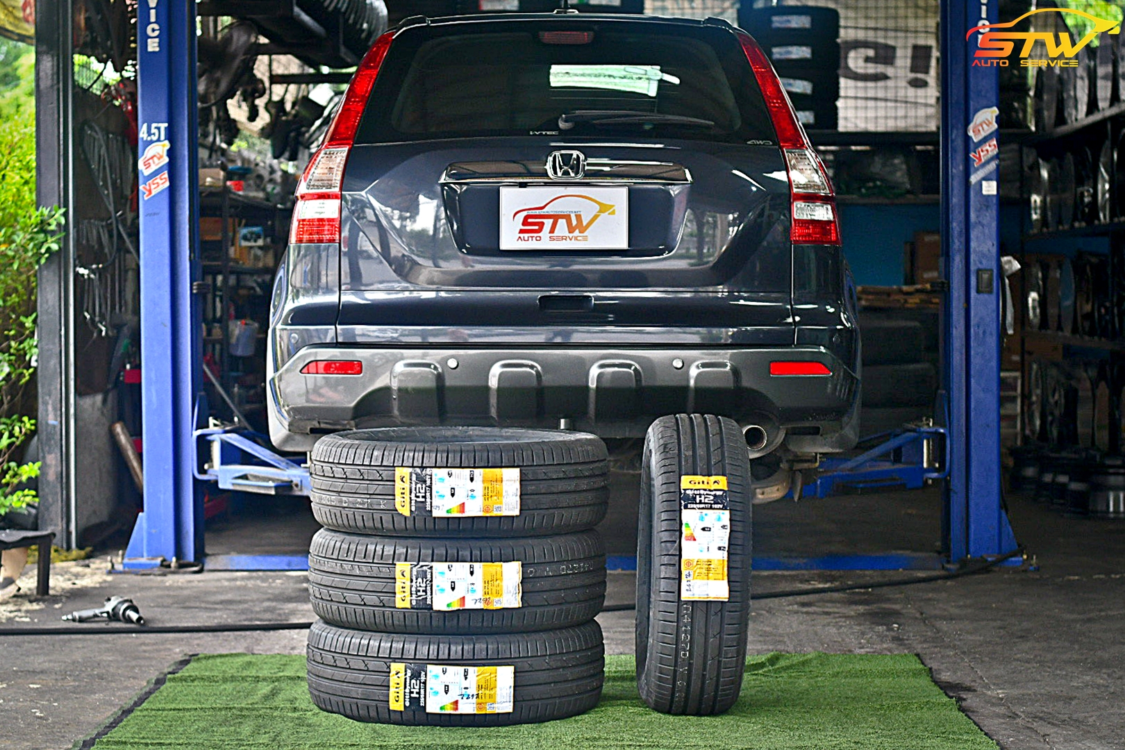 เปลี่ยนยาง HONDA CRV GITI Synergy H2 SUV 225/65R17 102V