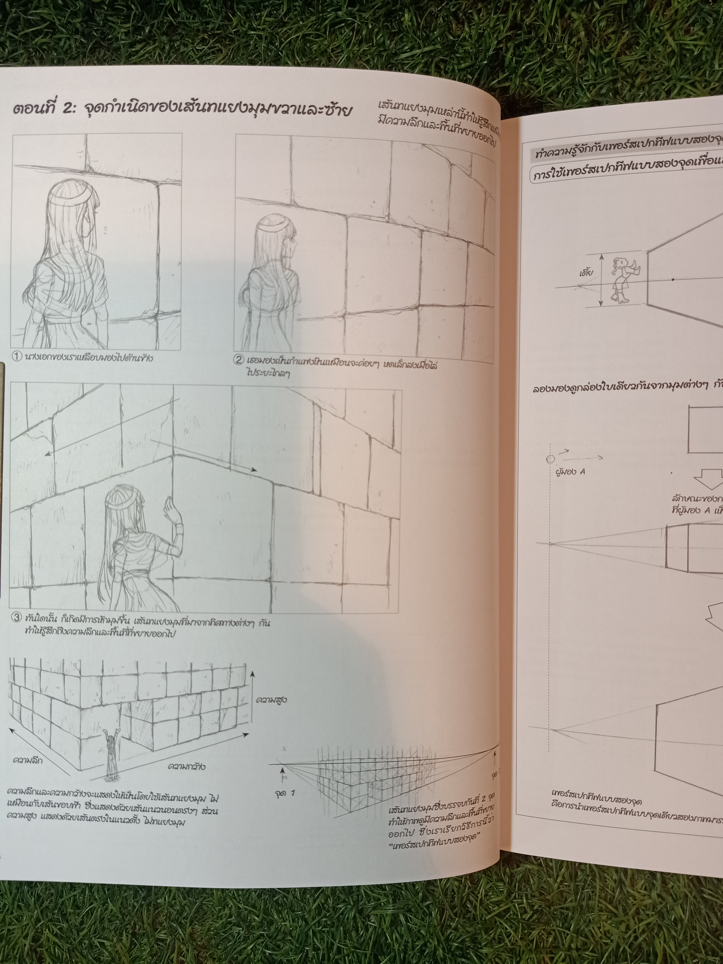 HOW TO DRAW MANGA การวาดการ์ตูนในแบบมังกะ มุมมองแบบเพอร์สเปกทีฟ 4 / Hikaru Hayashi