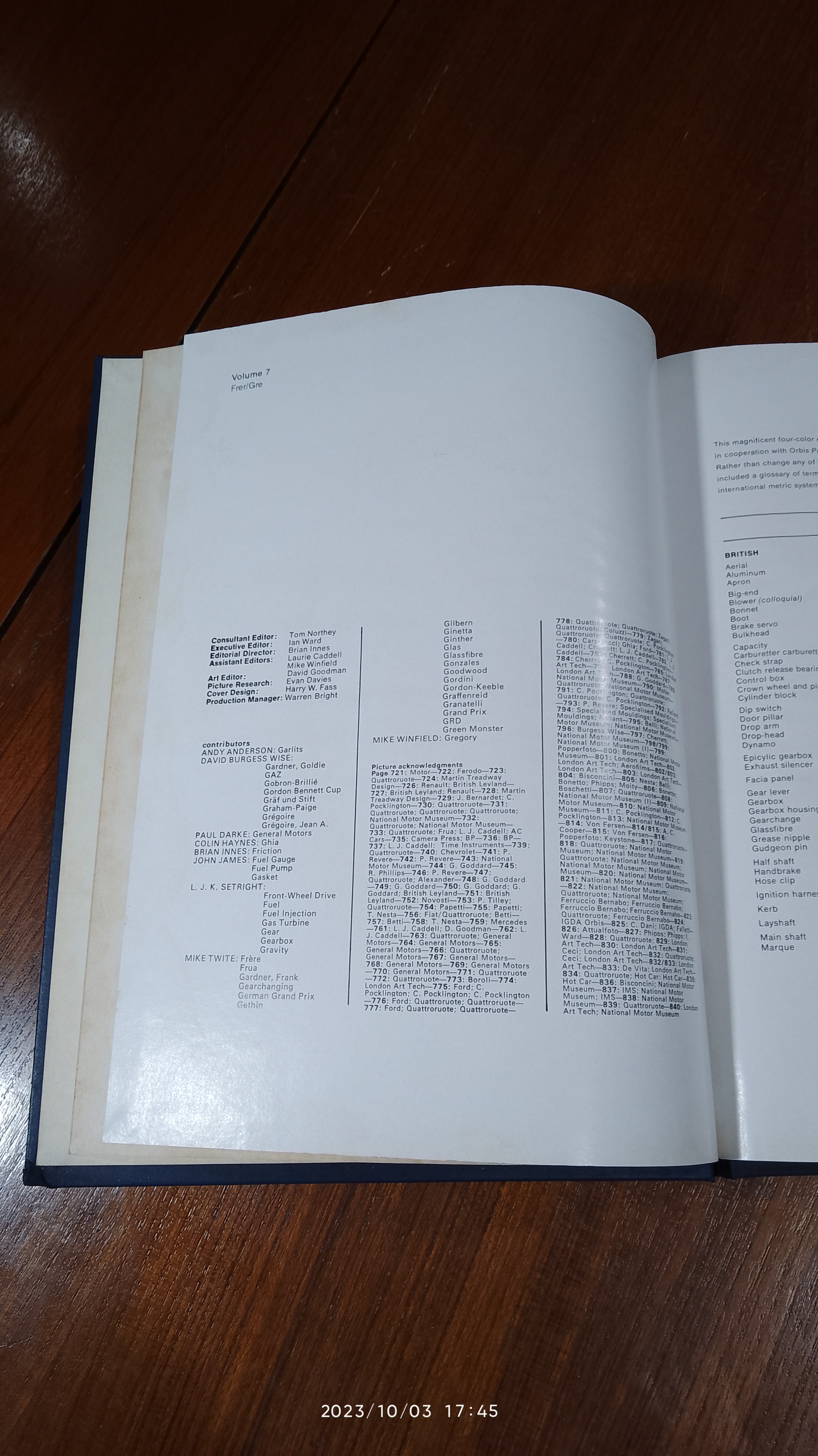 The World of Automobiles - An Illustrated Encyclopedia of the Motor Car : Volume 7