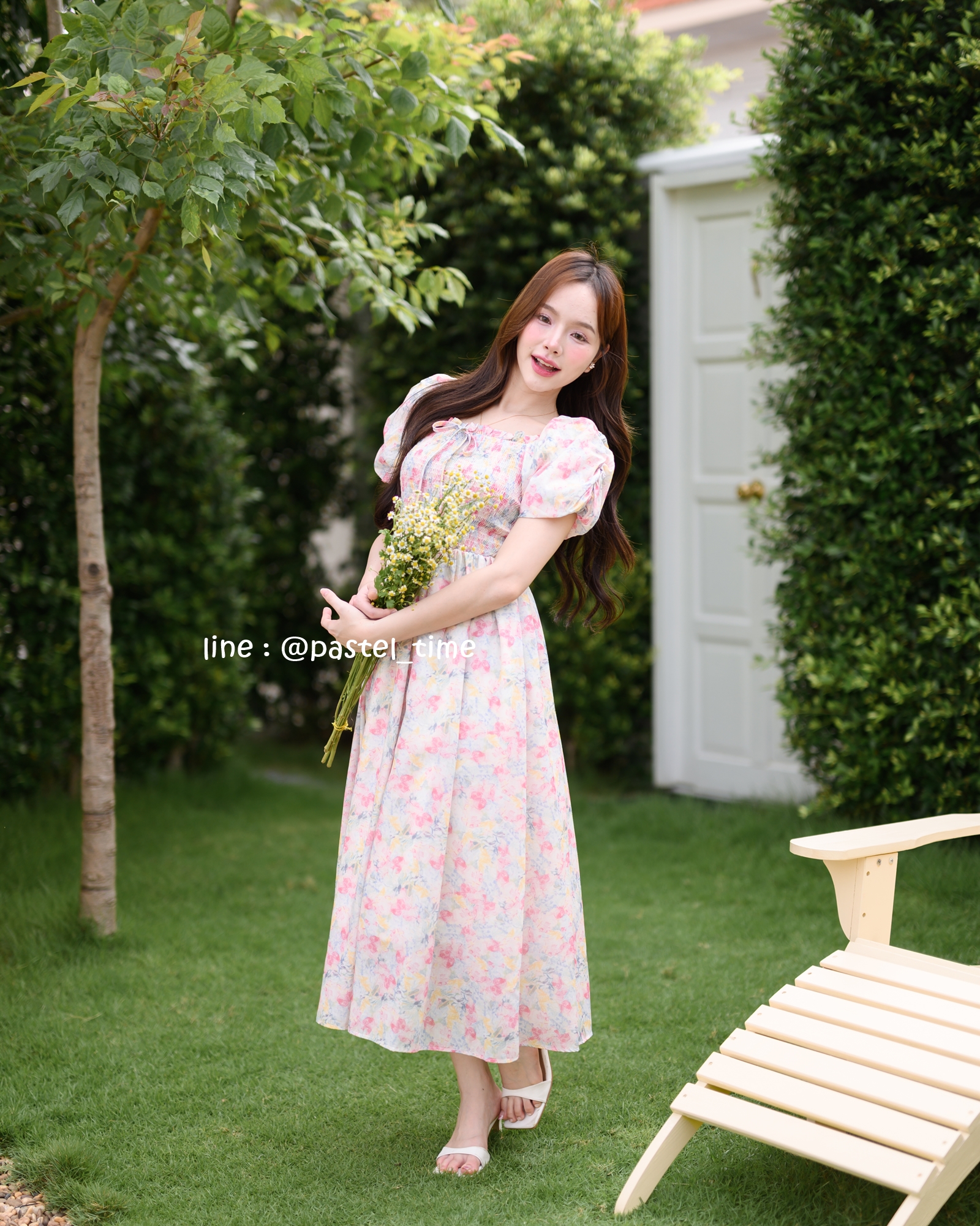 Fiore Smock Midi Dress