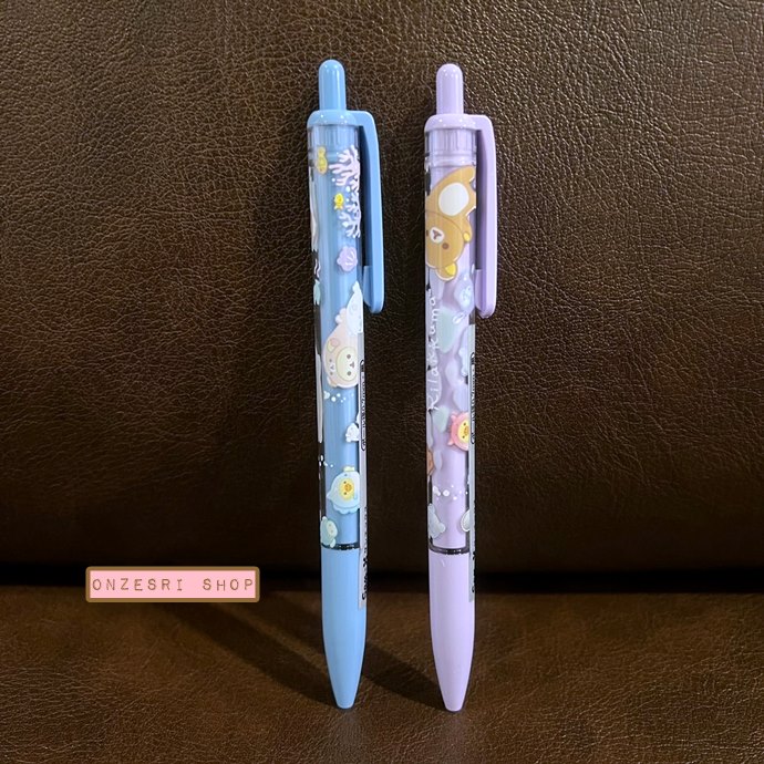ปากกาลูกลื่น Rilakkuma Under the Sea หัว 0.7 หมึกสีดำ มี 2 สีให้เลือก