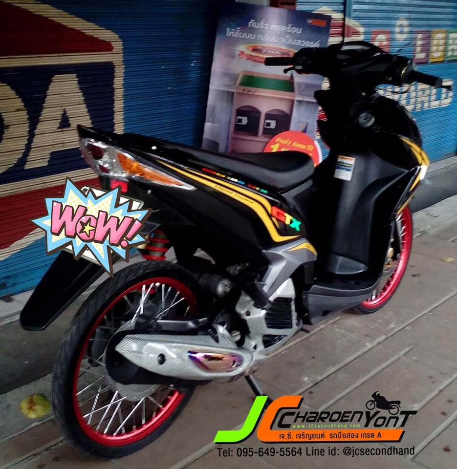 รถแต่งจริงแต่งจัง YAMAHA MIO 125 GTX จดทะเบียนปี 54 ขับขี่สุดมันส์กับนี่เลย ลูก SONIC ชัก 3 คาร์บู N-PRO โช๊ค SHOWA ล้อสี EXCEL ซี่ลวดใหม่วิ้งๆ