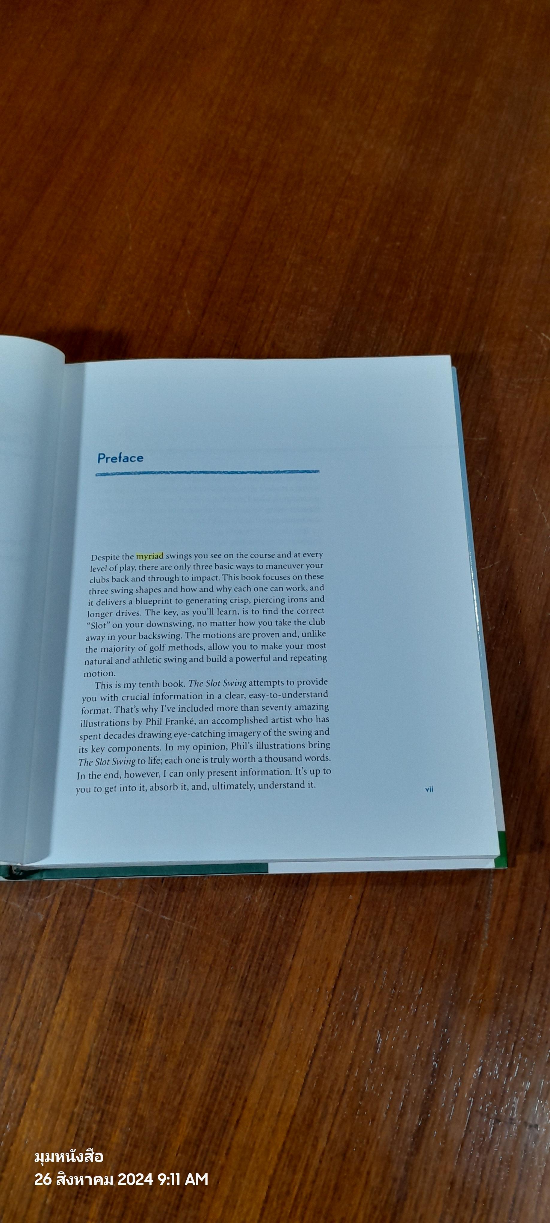 THE SLOT SWING / JIM McLEAN