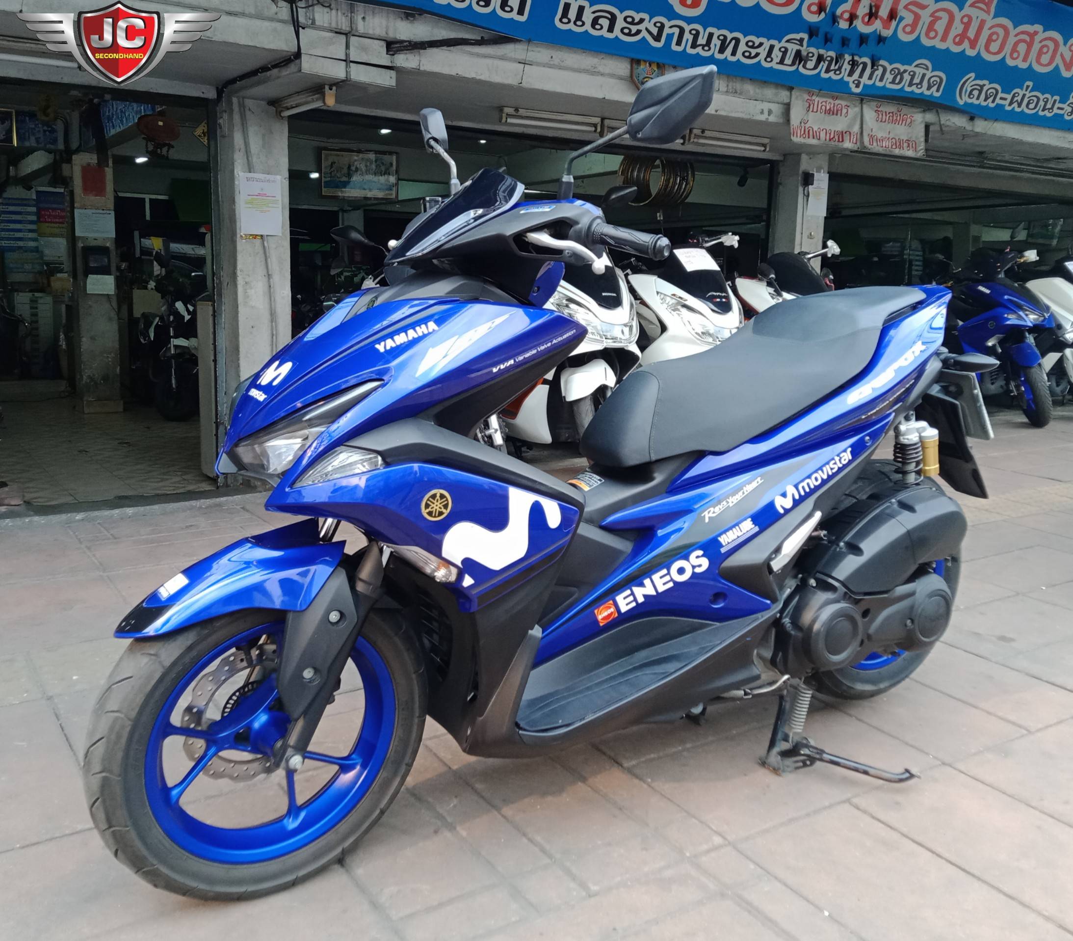 มาใหม่อีกคัน "รถบ้านมือเดียว" AEROX155 ลายพิเศษ MOVISTAR จดทะเบียนปลายปี 61 สภาพเดิมทุกตารางนิ้ว เครื่องดีขี่ดีศูนย์ตรง