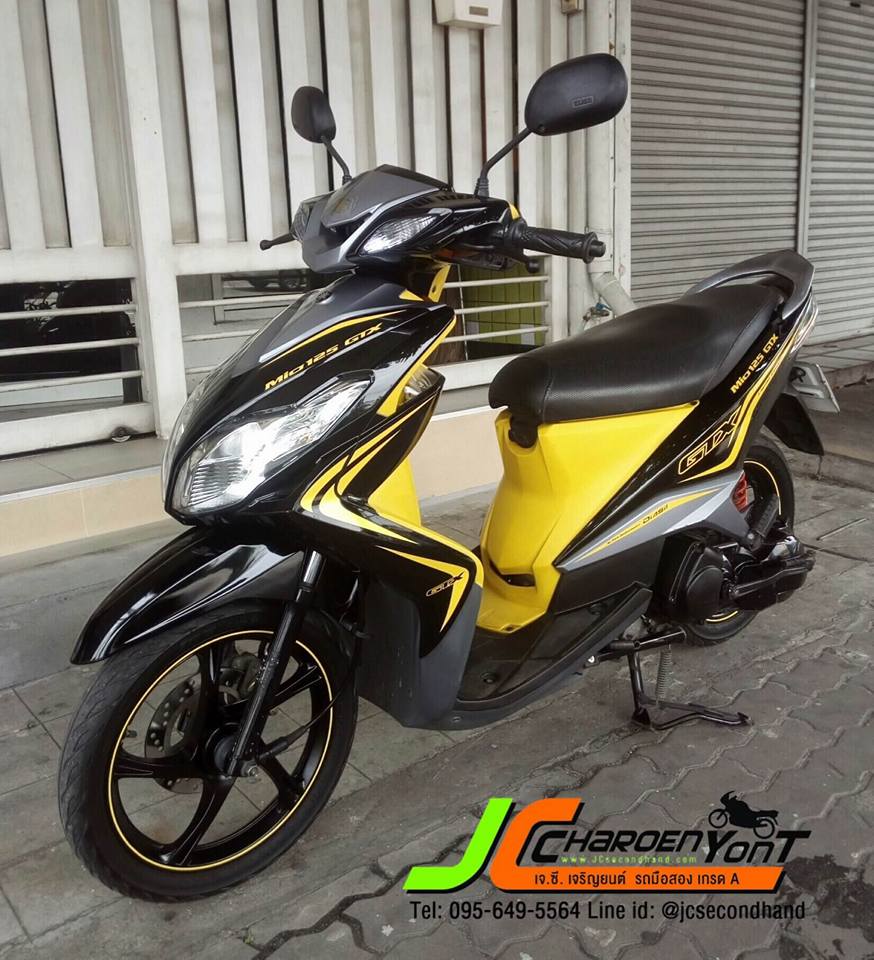 YAMAHA MIO 125 GTX ตัวรถจดทะเบียนปี 54 เป็นรถบ้านมือเดียว ใช้งานน้อย กุญแจแท้ 2ดอก ล้อแม็กแท้ติดรถมา เครื่องดีเดิมจัดๆ