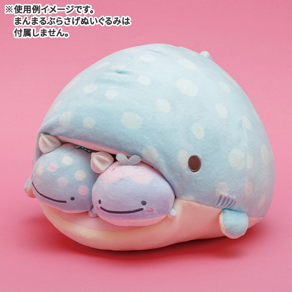 ตุ๊กตา Super Mochi Mochi Jinbesan and Ice Kurage แบบ Jinbesan อ้าปาก ขนาด 16 x 20 x 25.5 ซม.