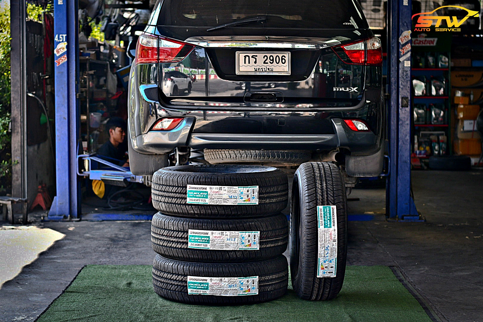 ยาง BRIDGESTONE DUELER HT 684ii 265/65R17 112S ติดตั้งใส่ ISUZU MU-X