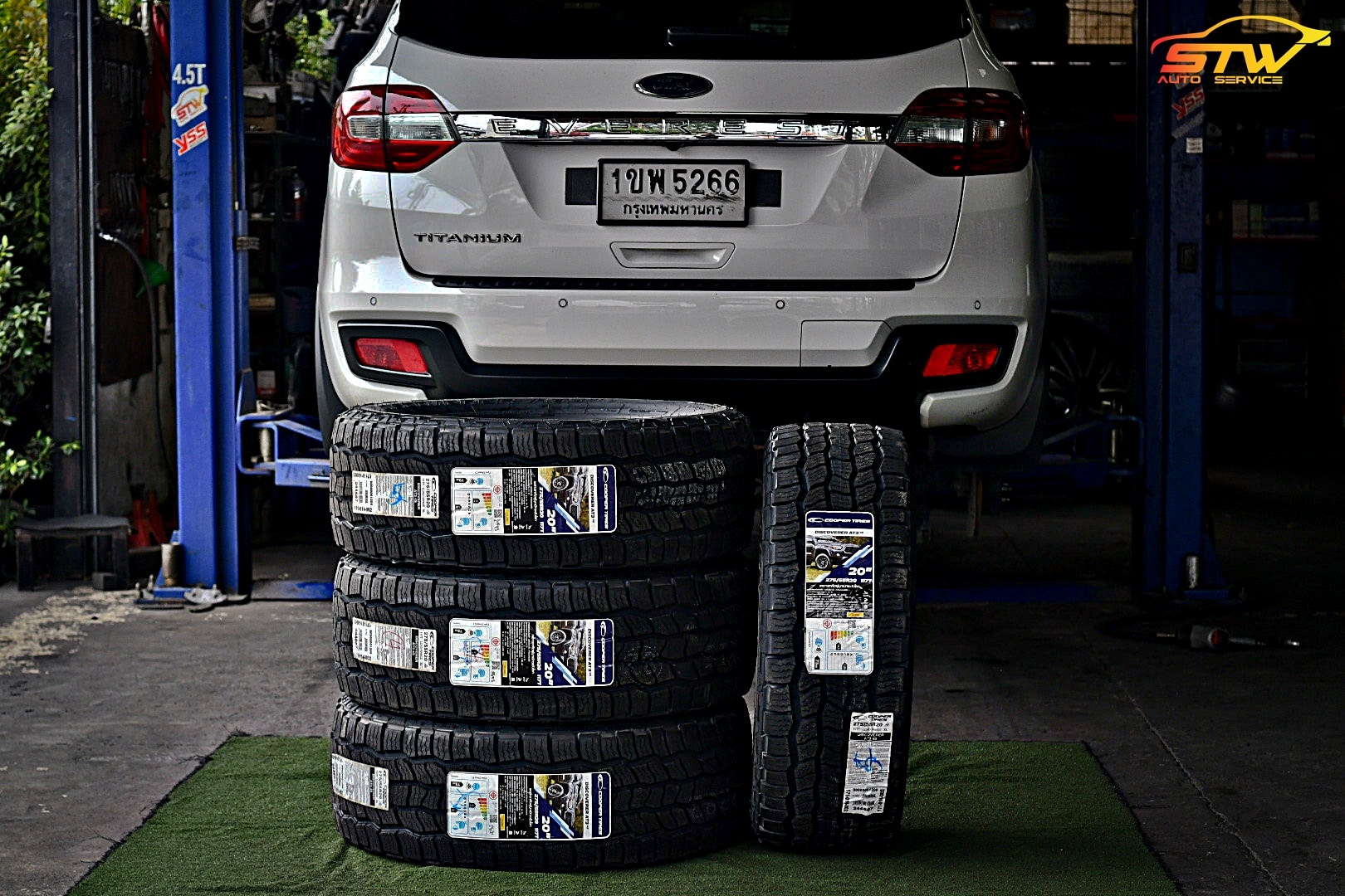ยาง COOPER DISCOVERER AT3 4S 275/55R20 117T ติดตั้งใส่ FORD EVEREST