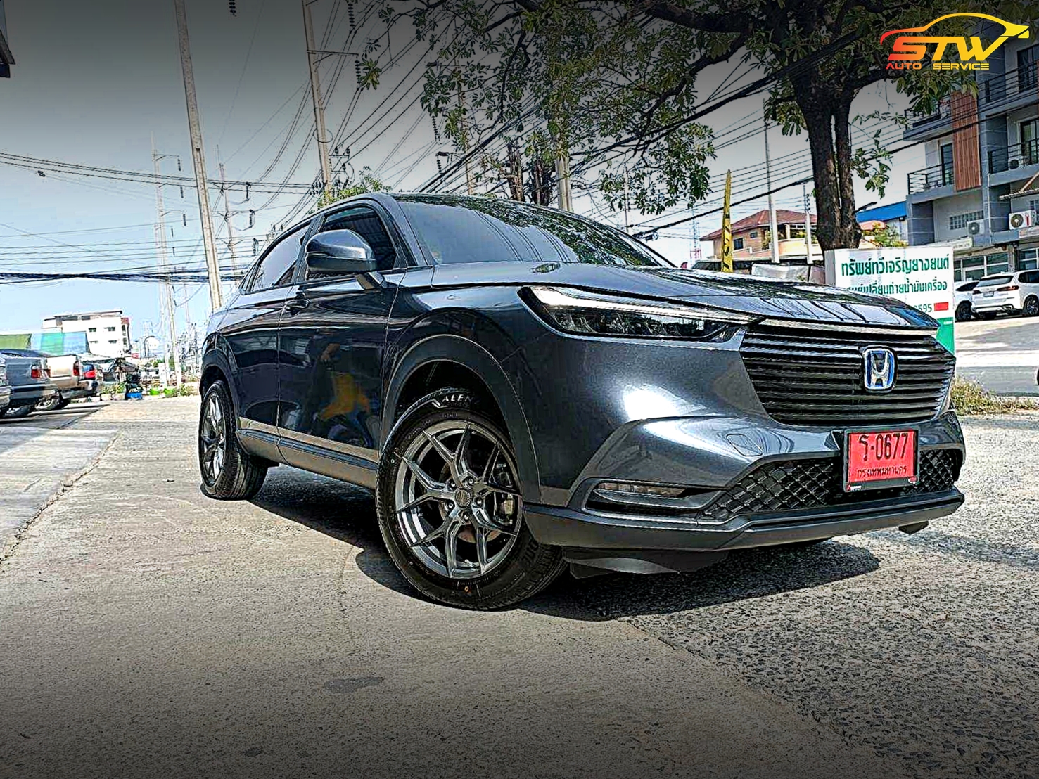ล้อแม็กซ์ SSW S385 (ลายเขากวาง) ขอบ17นิ้ว ติดตั้งใส่ HONDA HR-V