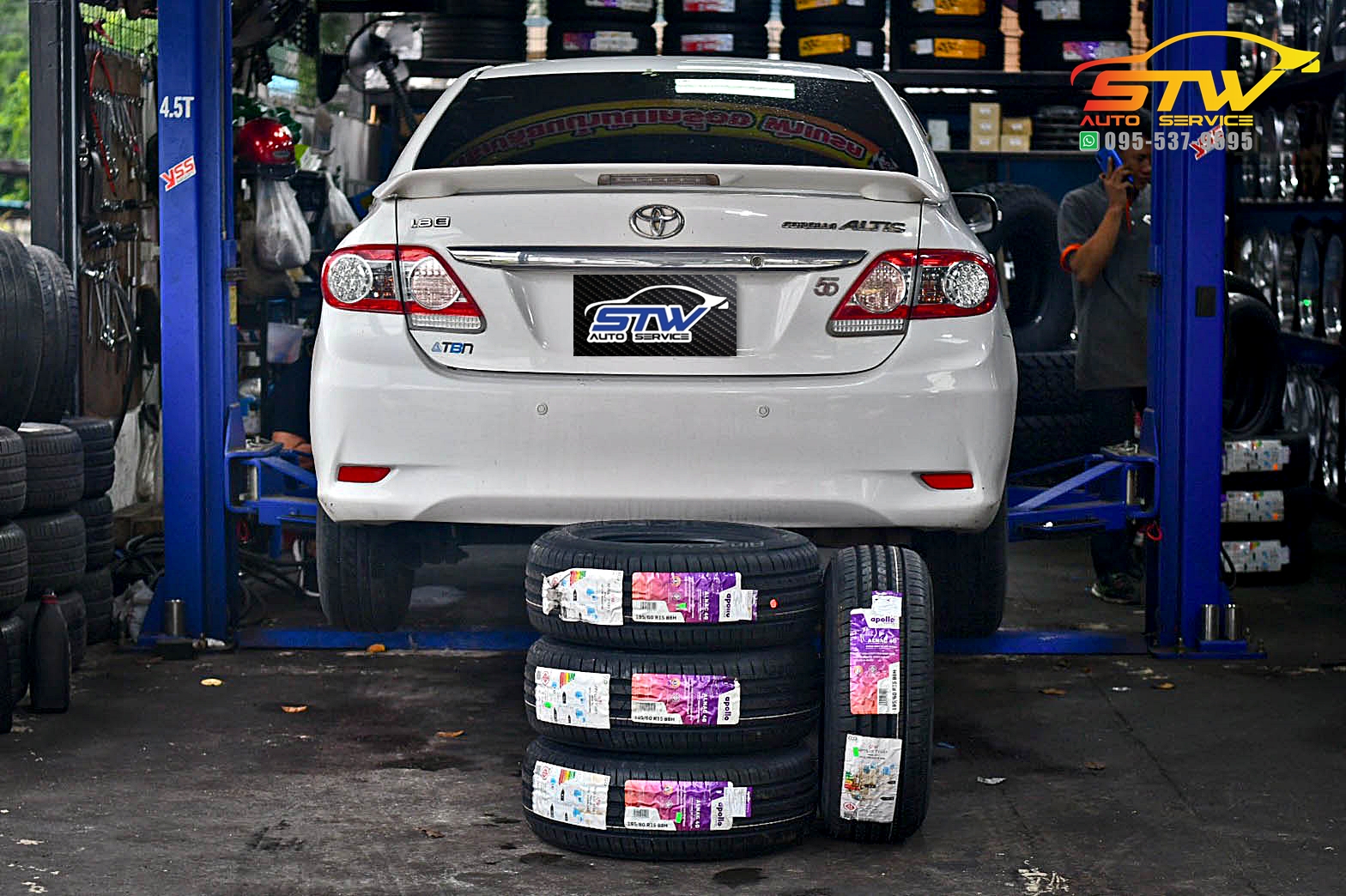 ยางใหม่ APOLLO Alnac 4G 195/60R15 88H