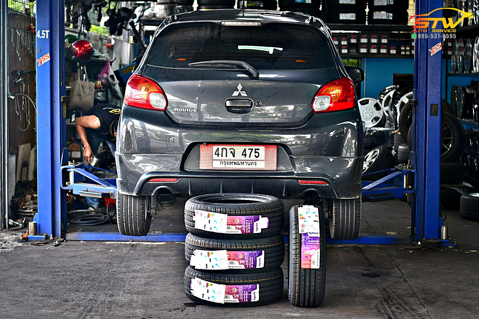 ยางใหม่ APOLLO Alnac 4G 185/55R15 82V