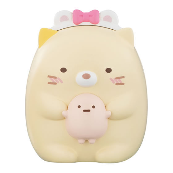 Capchara Sumikko Gurashi 5 เป็นโมเดลแบบตั้งได้ ตัวใหญ่ประมาณ 7 ซม. มี 4 แบบให้เลือก