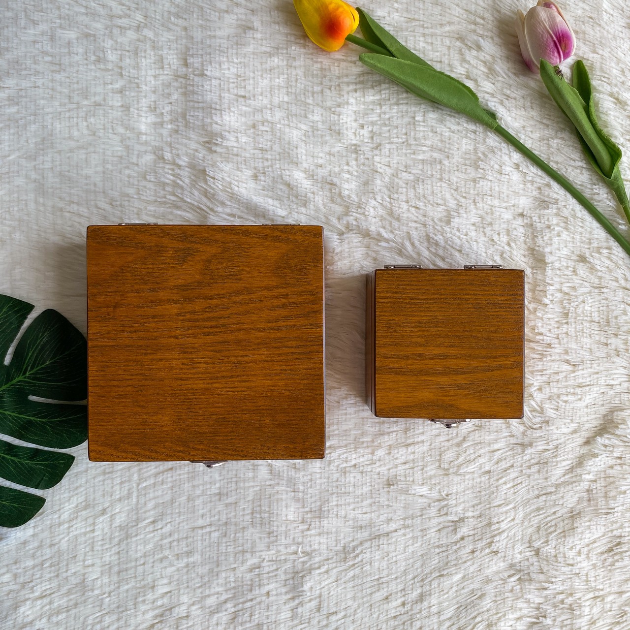 กล่องไม้ฝาล็อค ไซส์ M (Wooden lock box, M size)