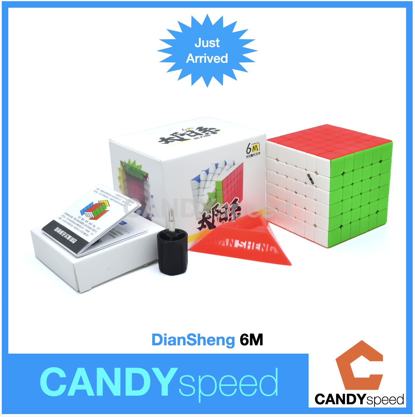 Rubik Cube รูบิค มีแม่เหล็ก DianSheng M | by CANDYspeed