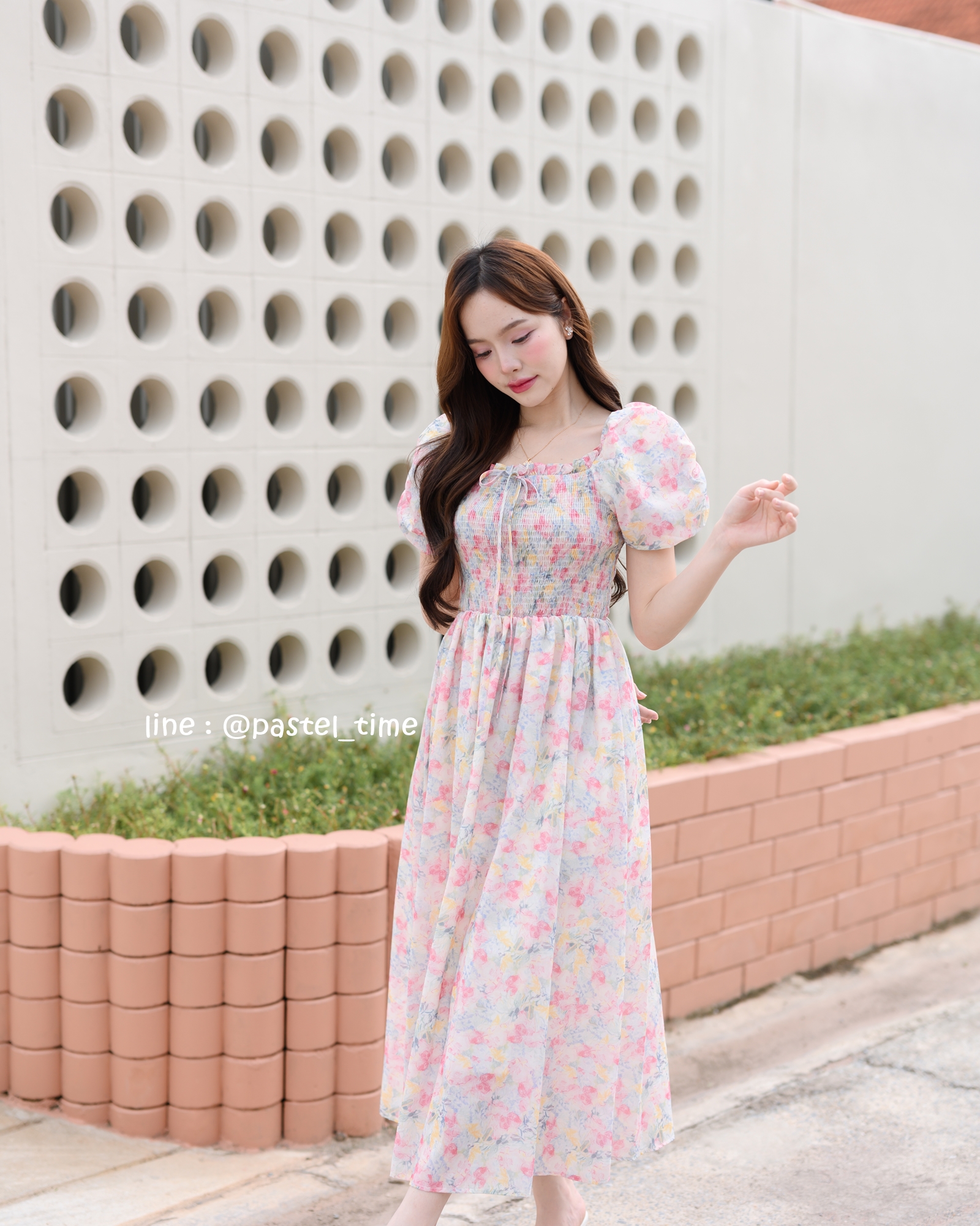 Fiore Smock Midi Dress