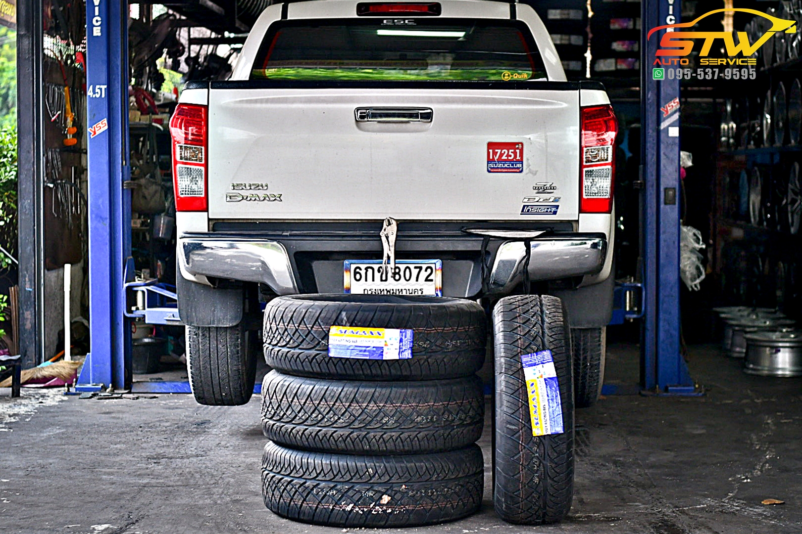 เปลี่ยนยาง ISUZU HI-LANDER SUMAX MAX Racing 86S 265/60R18 110H