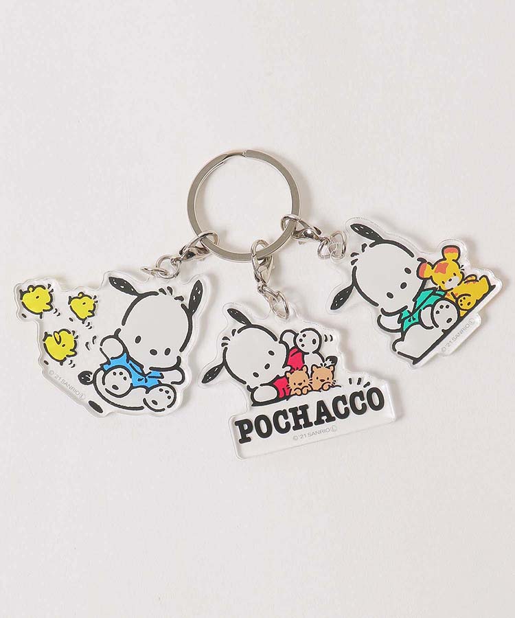 พวงกุญแจ Sanrio x Bleu Bleuet (Limited) แบบ Pochacco ขนาด 5.7 x 5.7 ซม. มีเฉพาะที่ร้าน Bleu Bleuet ที่ญี่ปุ่นเท่านั้น