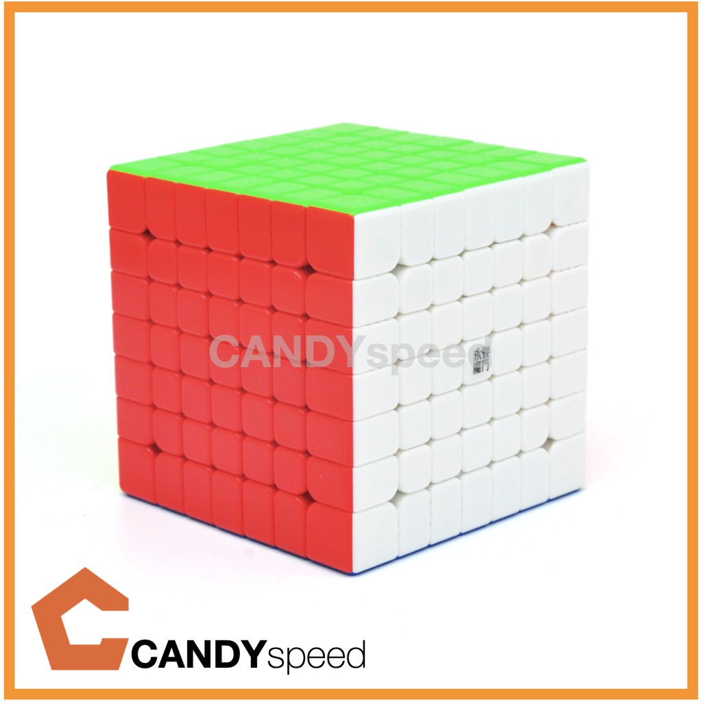 รูบิค 7x7 Rubik YJ YuFu V2 M 7x7 Stickerless มีแม่เหล็ก | By CANDYspeed