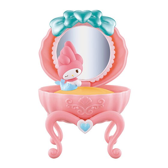 Sanrio Characters Shell Dresser 2 เป็นโมเดลแบบโต๊ะเครื่องแป้ง Sanrio น่ารักมาก ขนาดประมาณ 11 ซม. มี 4 แบบให้เลือก