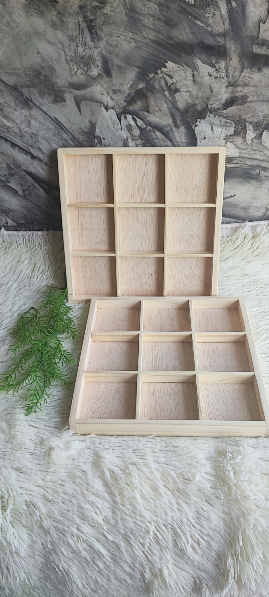 งานถาดไม้สน