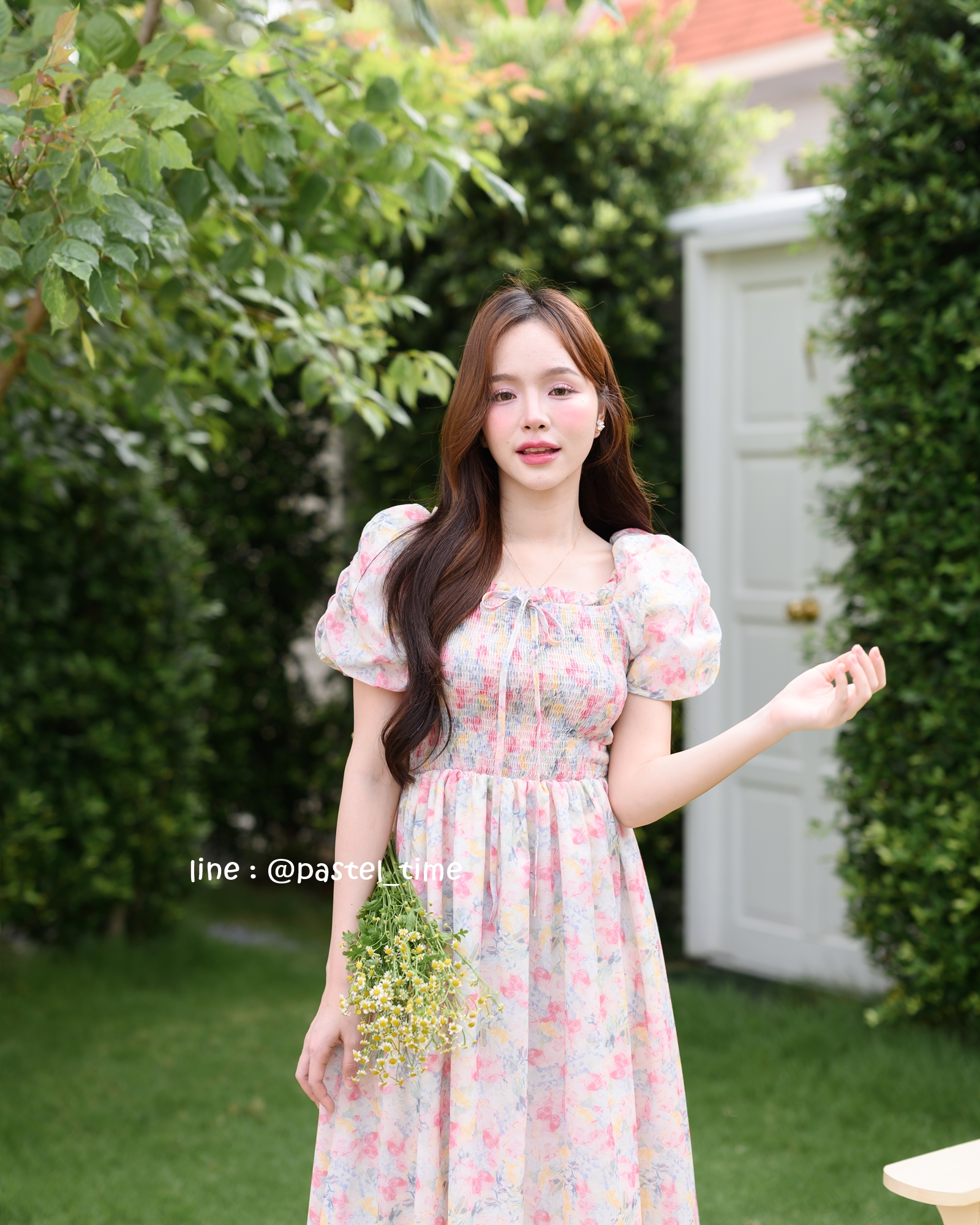 Fiore Smock Midi Dress