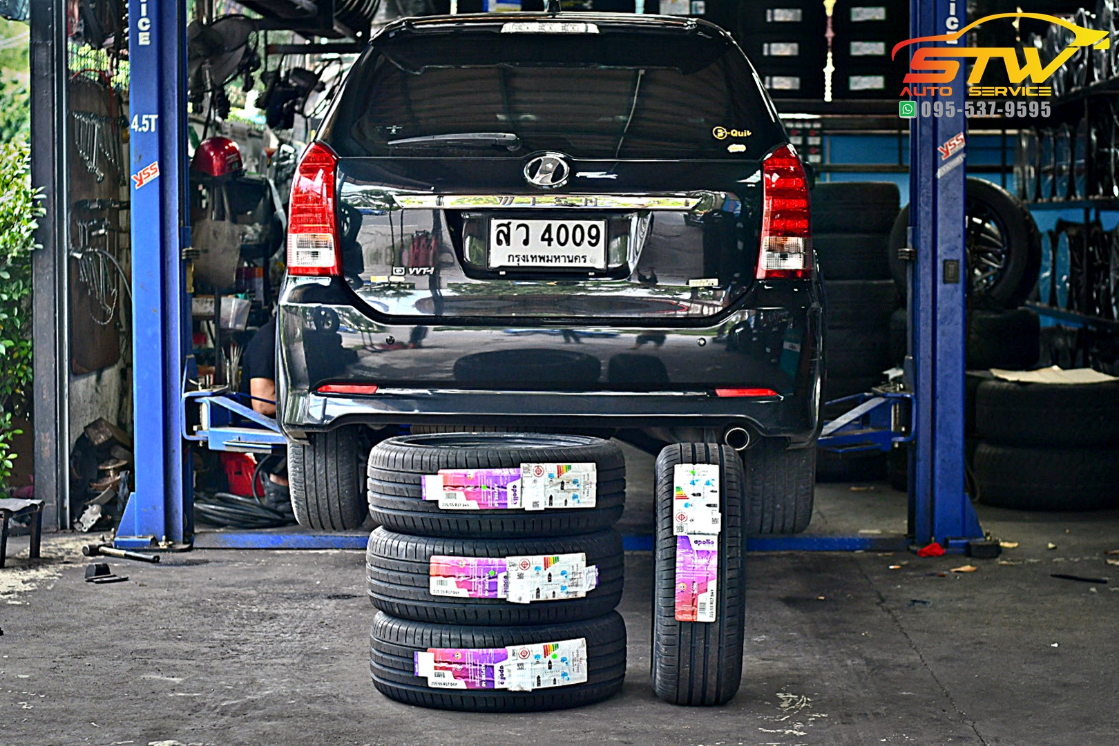 ยางใหม่ APOLLO ASPIRE 4G 215/55R17 94Y