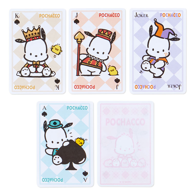 กล่องกระดาษโน้ต Forever Sanrio ลาย Pochacco ทำเป็นแบบกล่องไพ่ มีกระดาษ 4 ลาย รวม 140 แผ่น ขนาด 6.4 x 9.5 x 2.5 ซม.