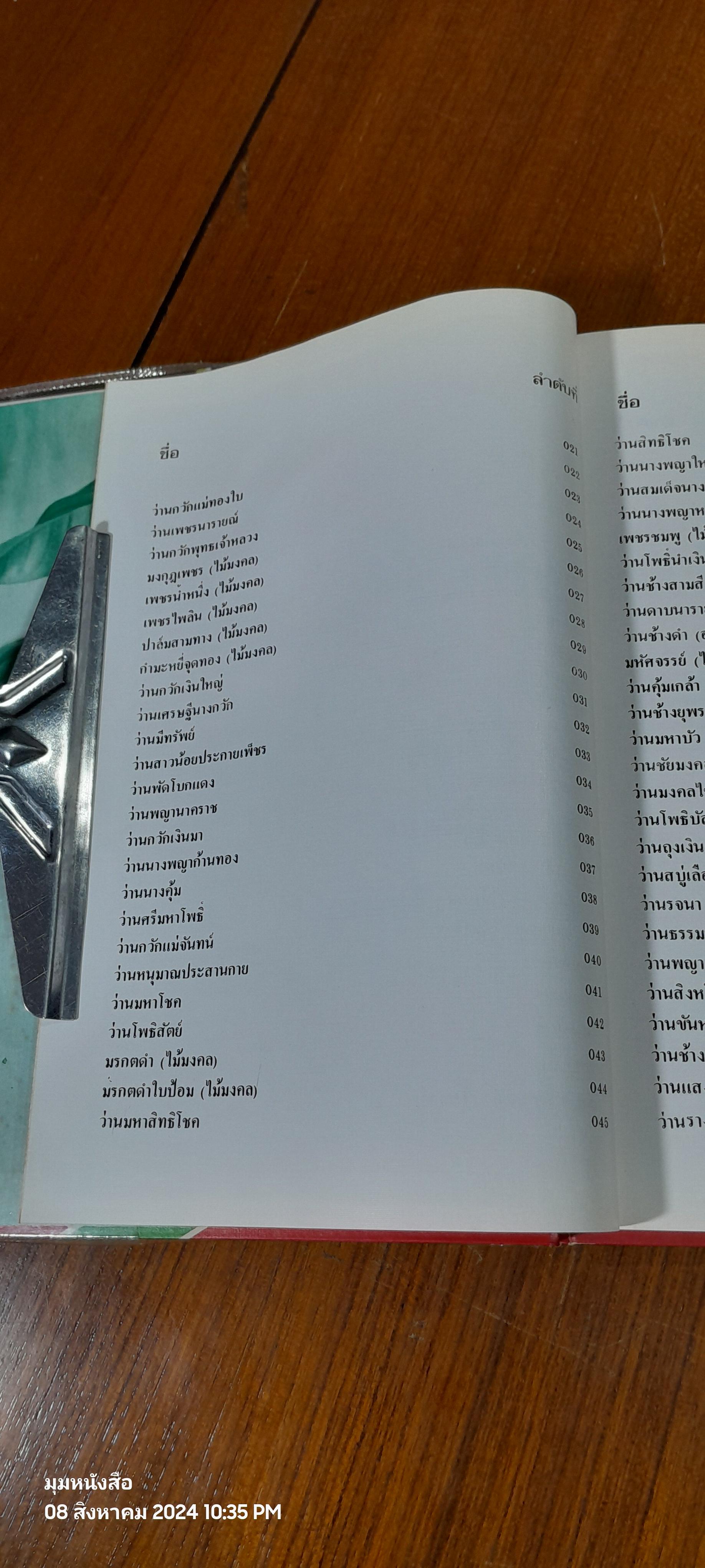 คัมภีร์ว่านและไม้มงคล / สนั่น ทวีสมบัติ