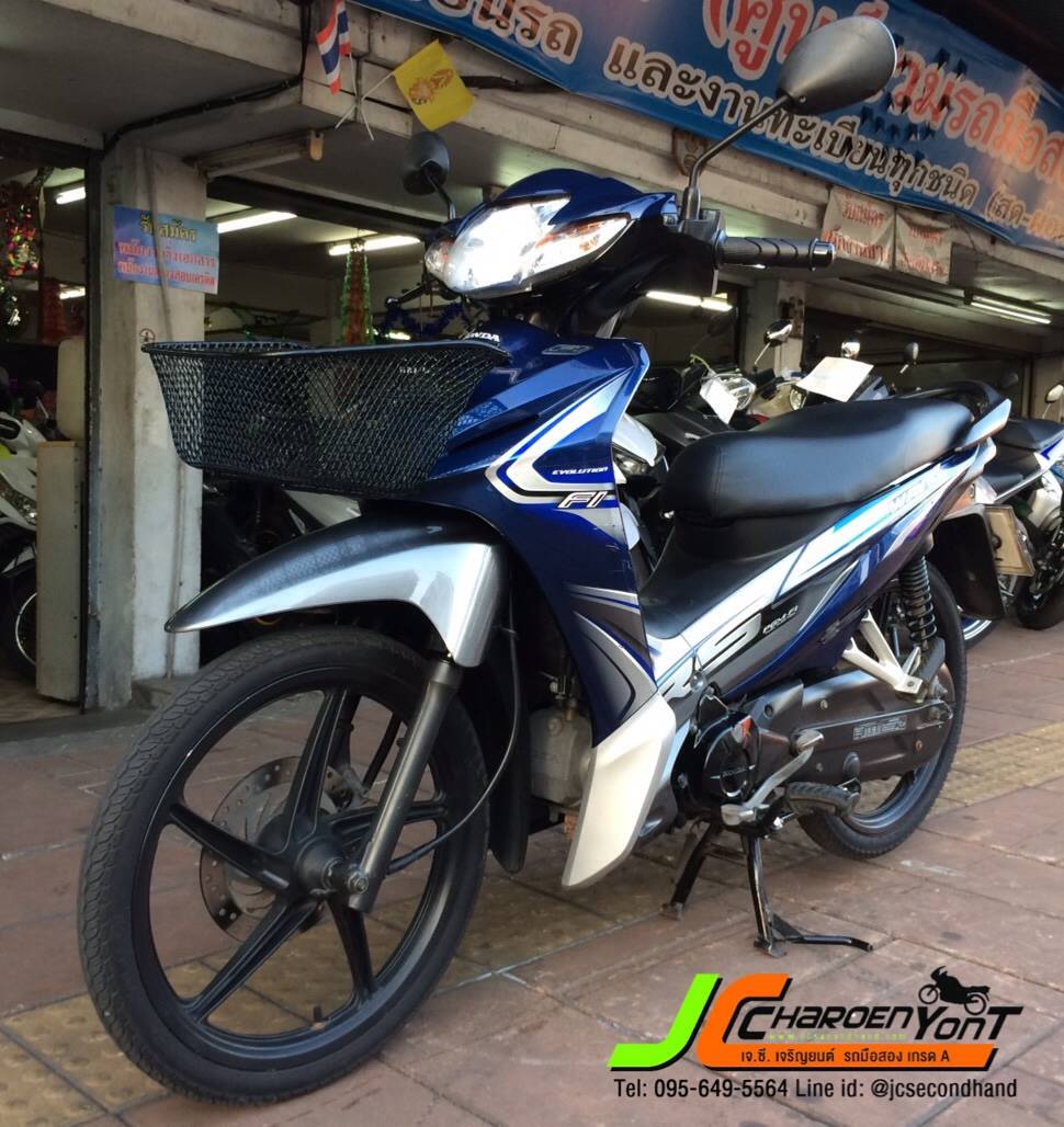 "รถบ้านมือเดียวยอดฮิต" HONDA Wave110i RS ตัวTOP จดทะเบียนปี58 สภาพเดิมจัด เครื่องดีเดิมประหยัดน้ำมัน ชุดสีเดิมแท้ติดรถทั้งคันตำหนิน้อย