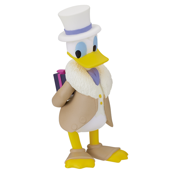 โมเดล Disney Celebration Mascot เป็นแบบเหล่าคาแรกเตอร์ถือกล่องของขวัญ ตัวใหญ่ สูงประมาณ 6 ซม. ตั้งได้ น่ารักมาก มี 4 แบบให้เลือก