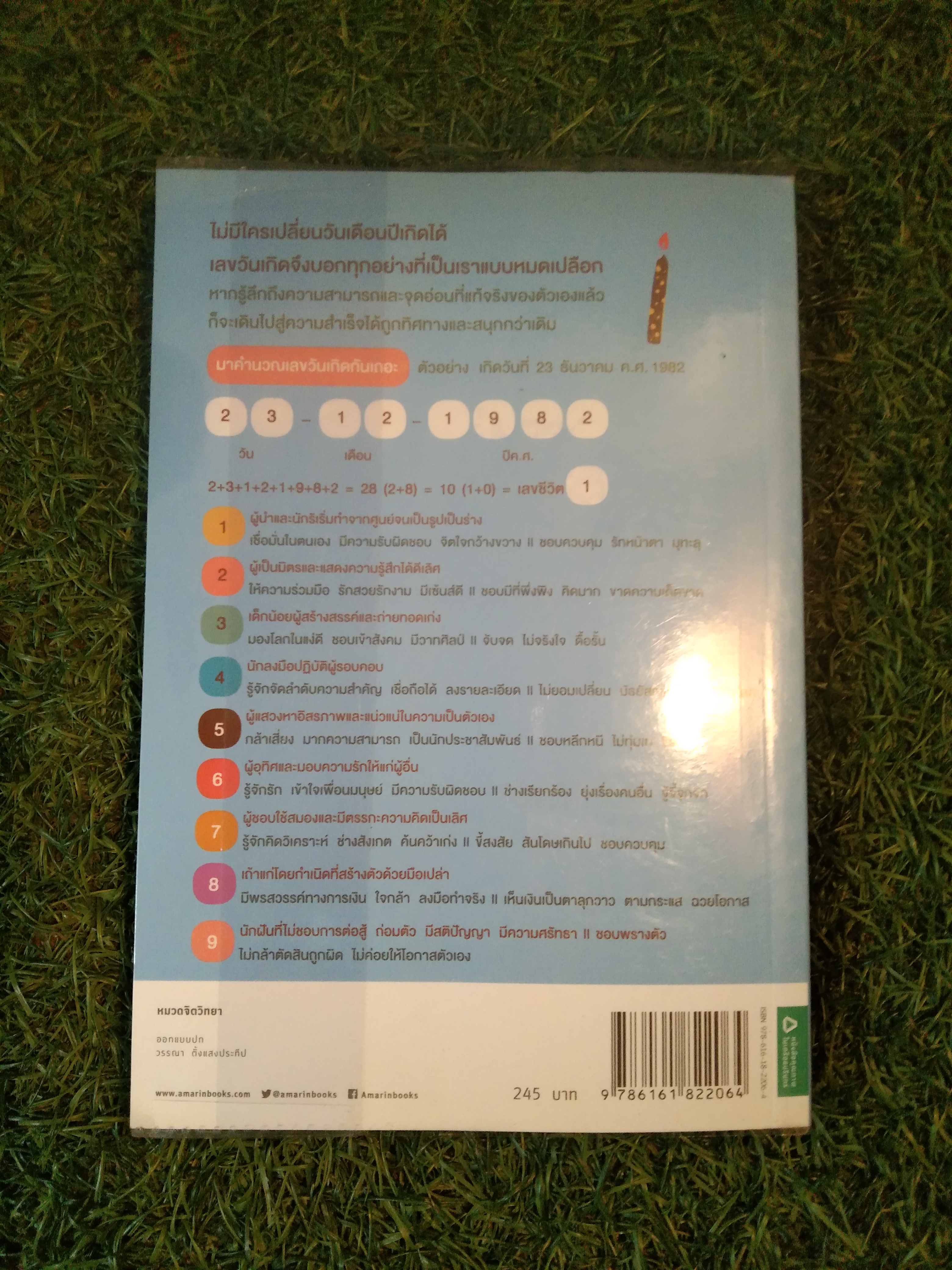 เป็นคนแบบไหน บอกได้ด้วยเลขวันเกิด / ซูสิ่ง : เขียน สีรี : แปล